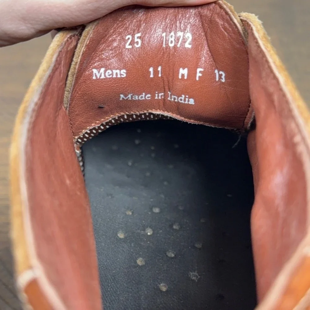OluKai Chukka Boots Mens 11 Brown Suede Lace Up Casual Comfort‎